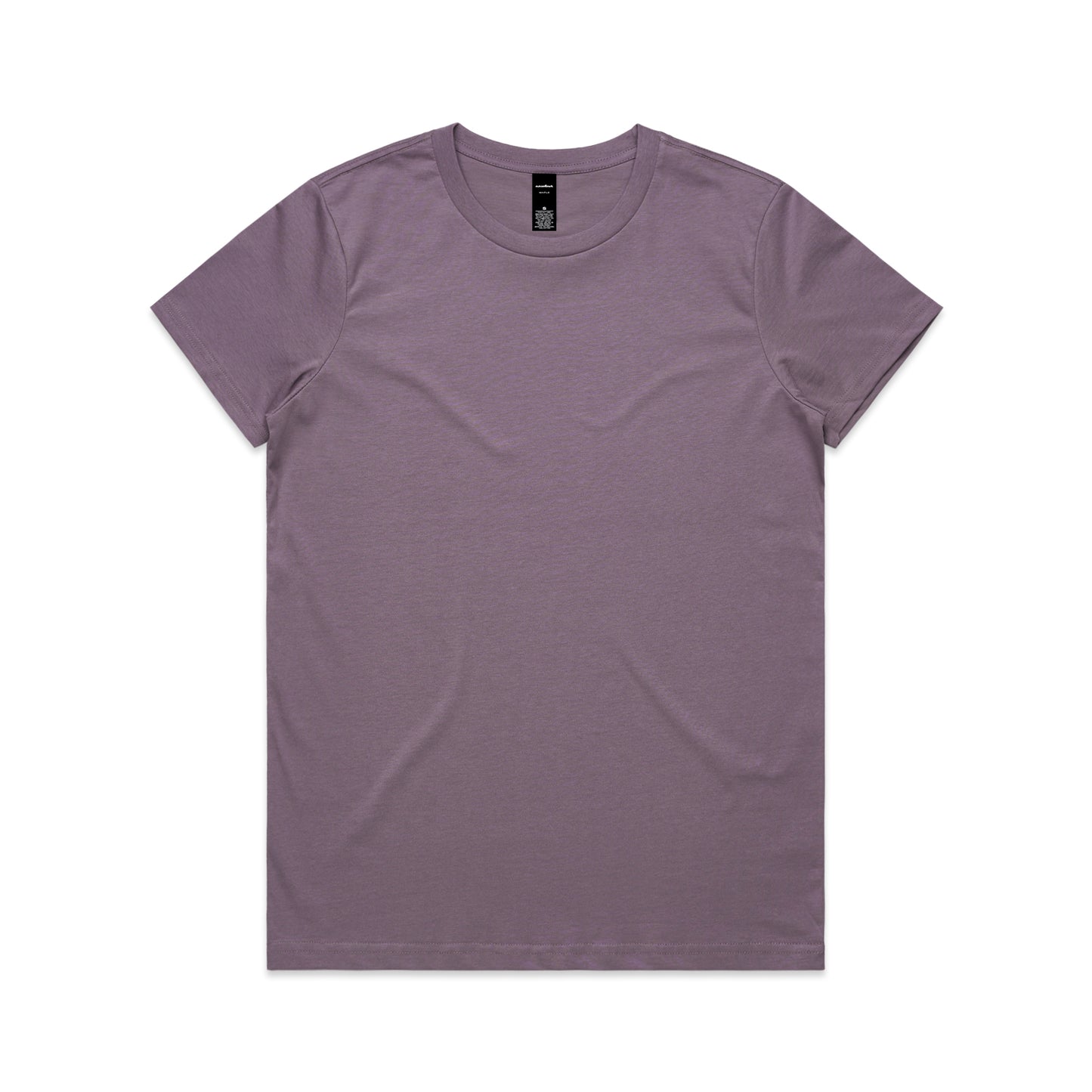 Purple t-shirt on a white background