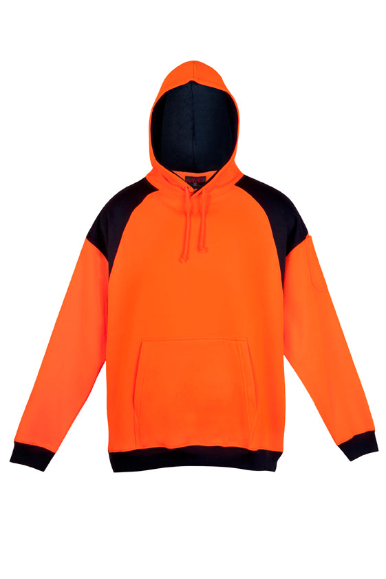 Ramo Men's Shoulder Contrast Panel Hoodie | Hi-Vis Workwear – F303HPW