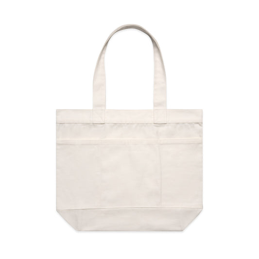 POCKET TOTE BAG BLACK ONE SIZE