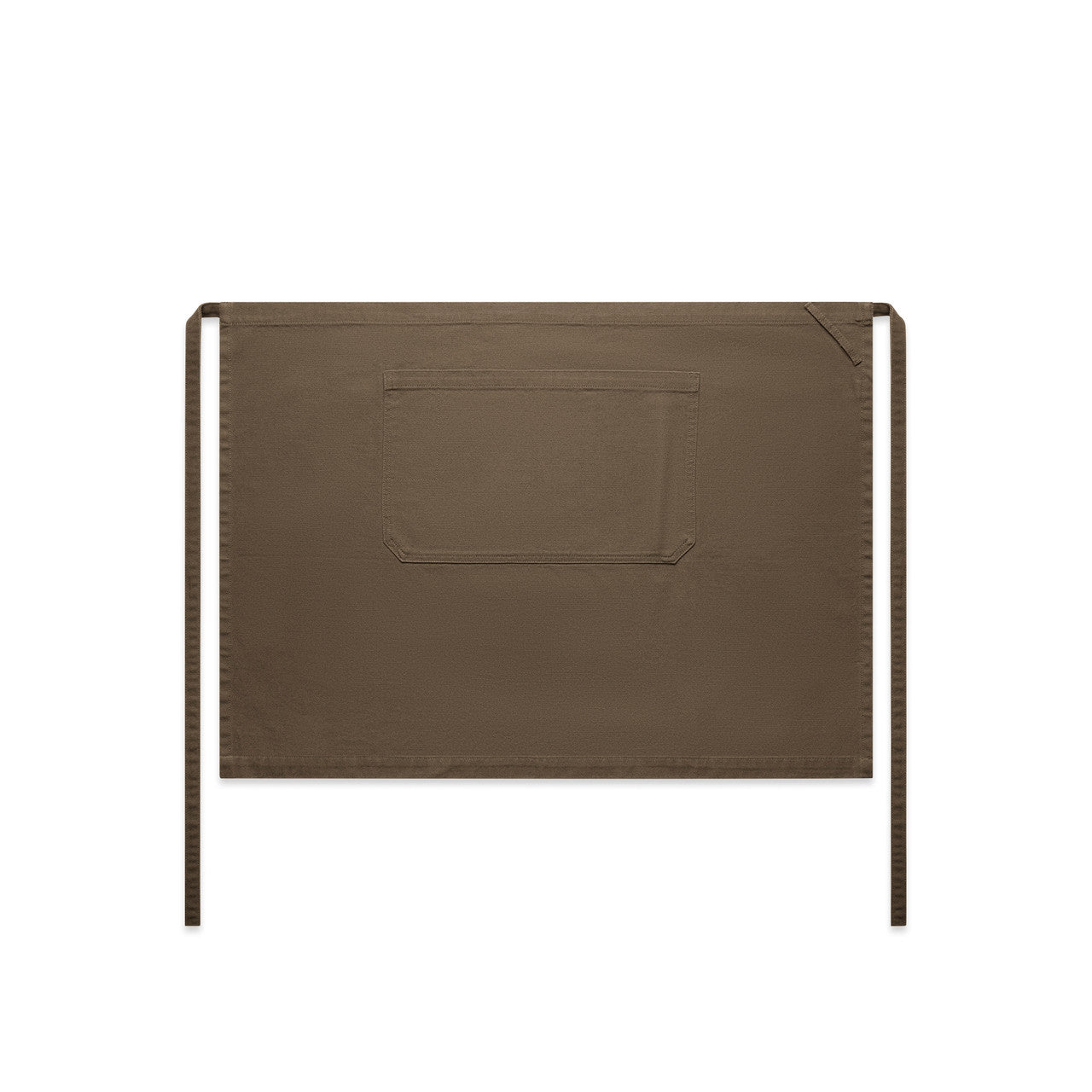 CANVAS HALF APRON BLACK ONE SIZE