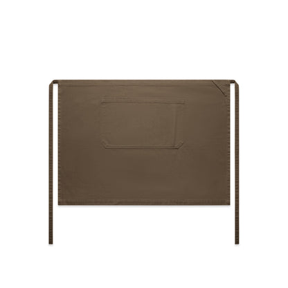 CANVAS HALF APRON BLACK ONE SIZE