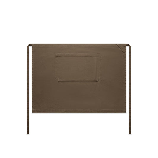 CANVAS HALF APRON BLACK ONE SIZE