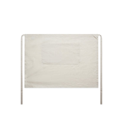 LINEN HALF APRON BLACK ONE SIZE