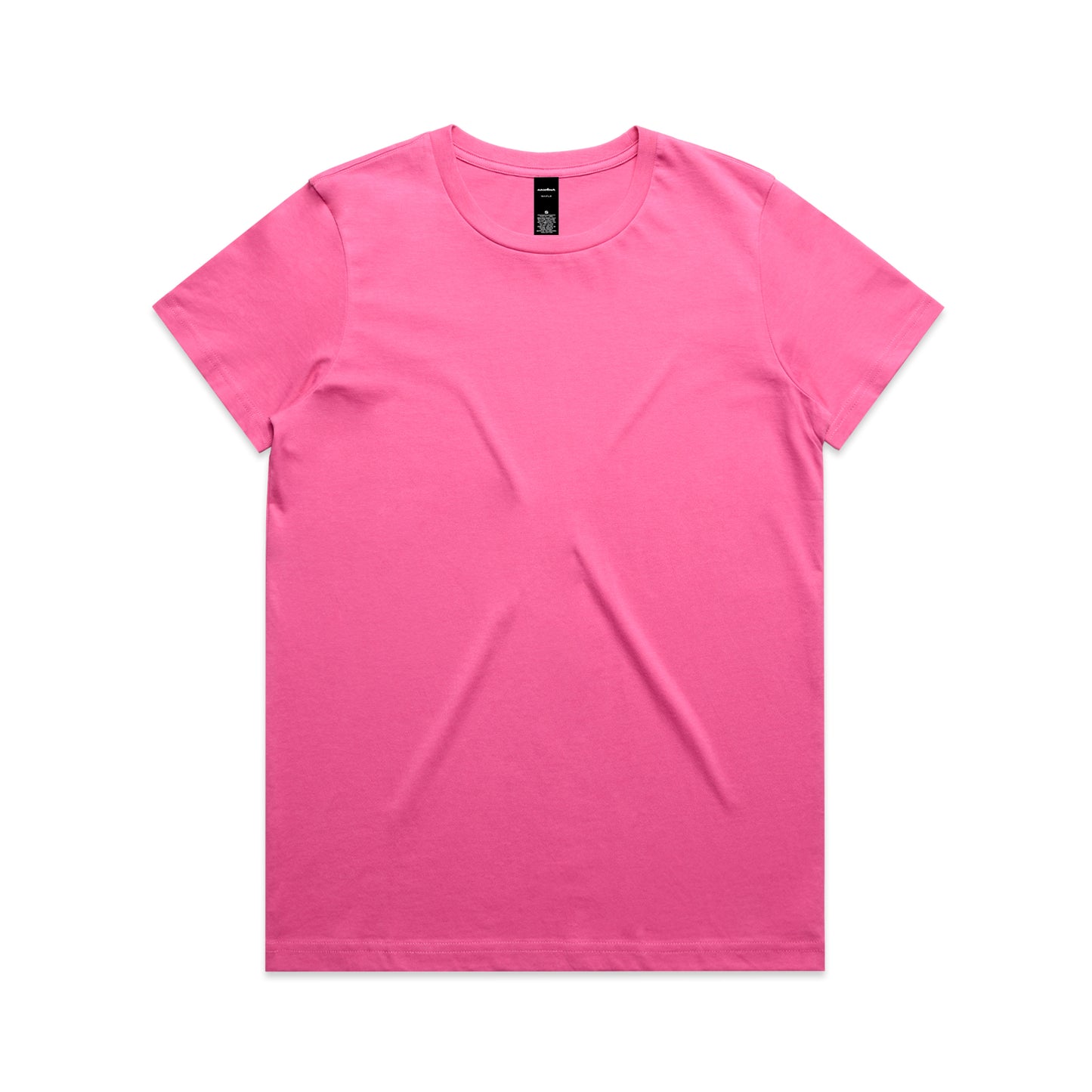 Pink t-shirt on a white background