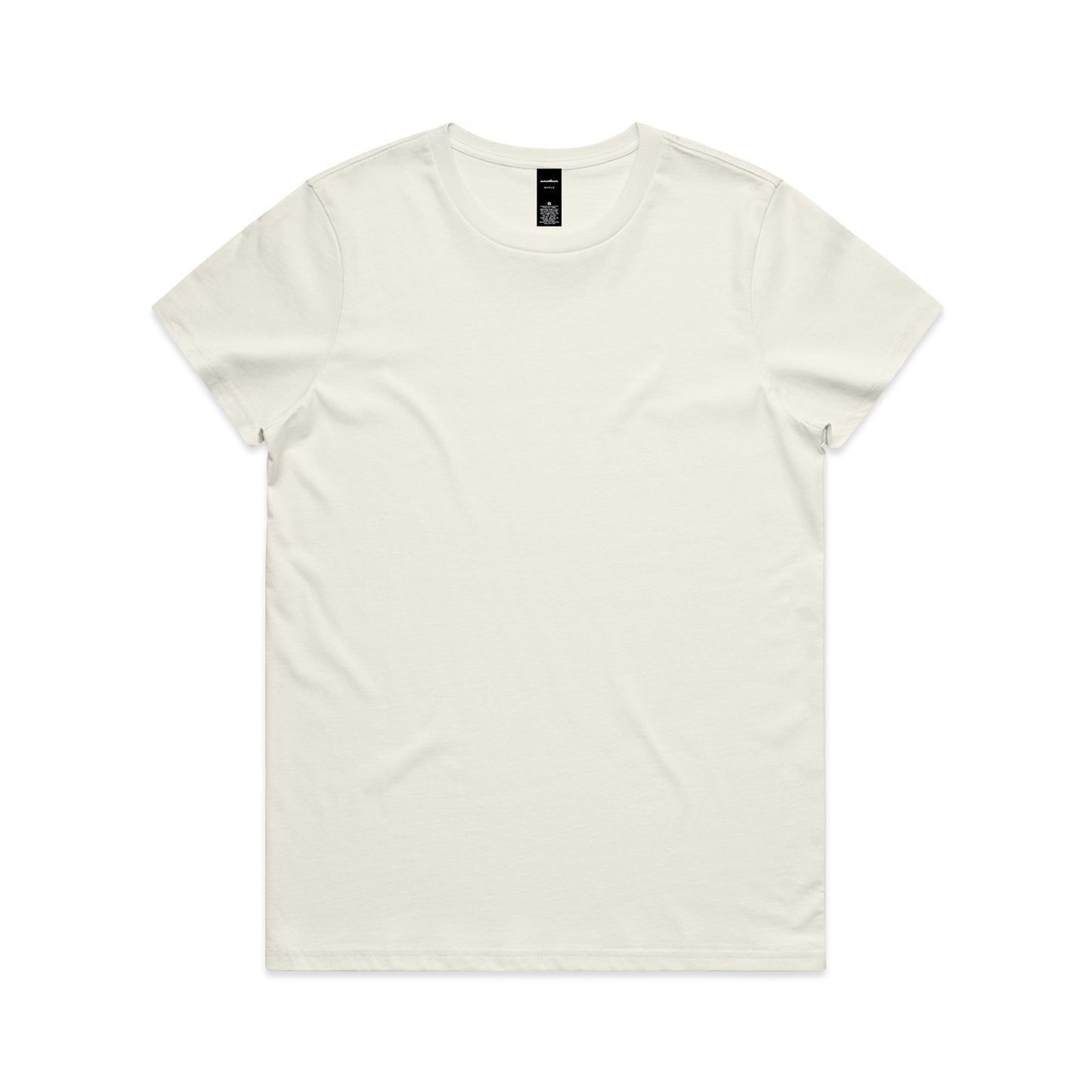 White t-shirt on a white background