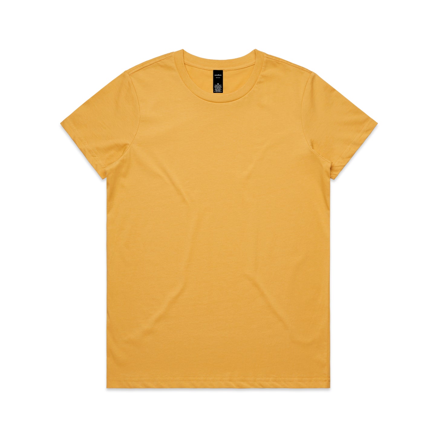 Yellow t-shirt on a white background