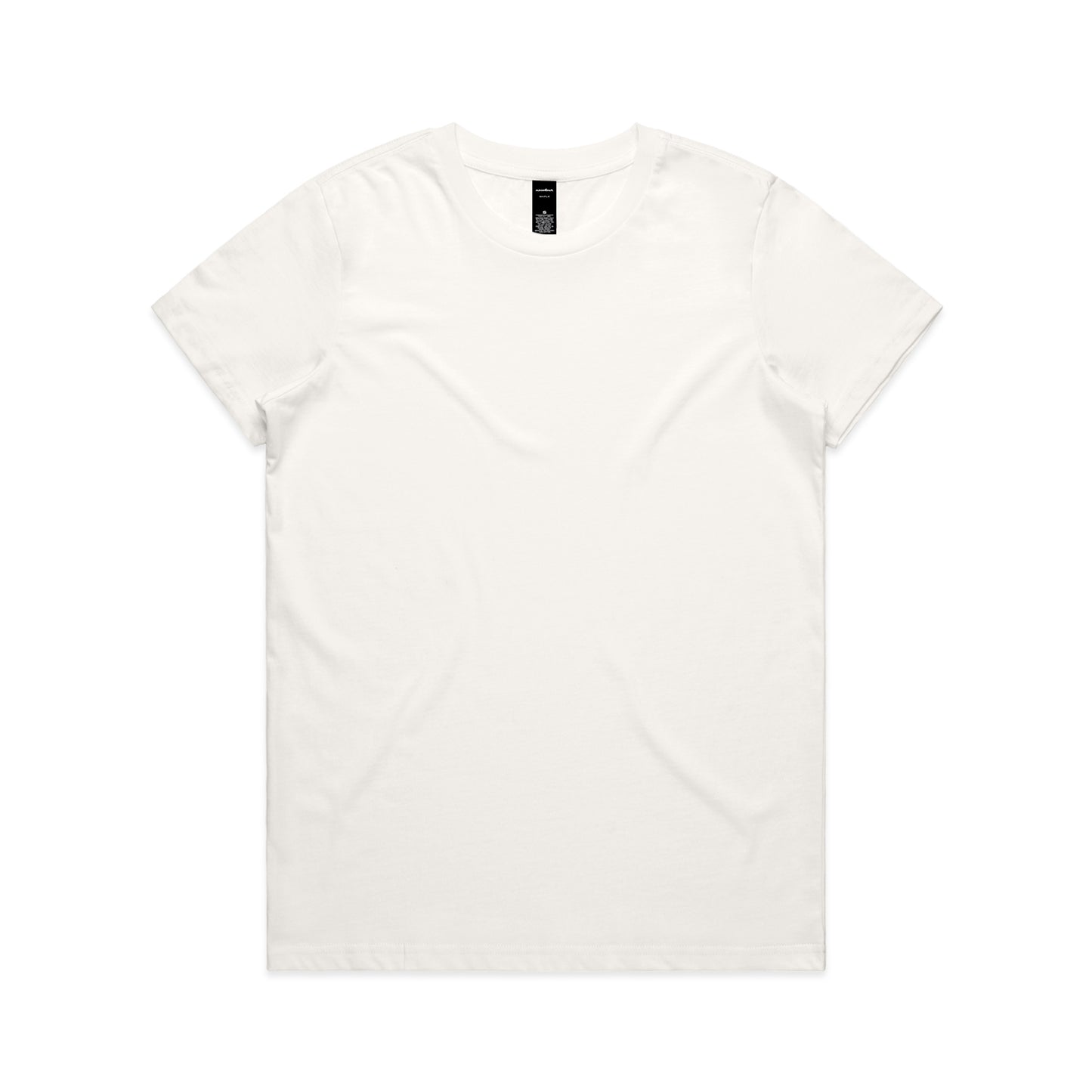 White t-shirt on a white background