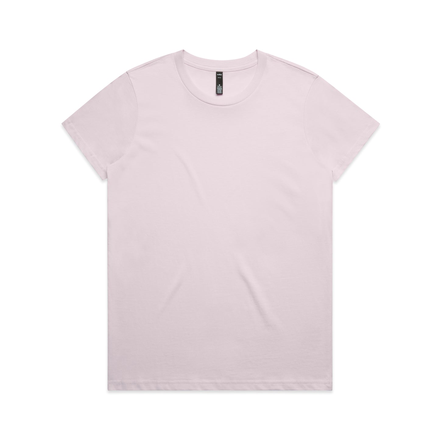 Light pink t-shirt on a white background