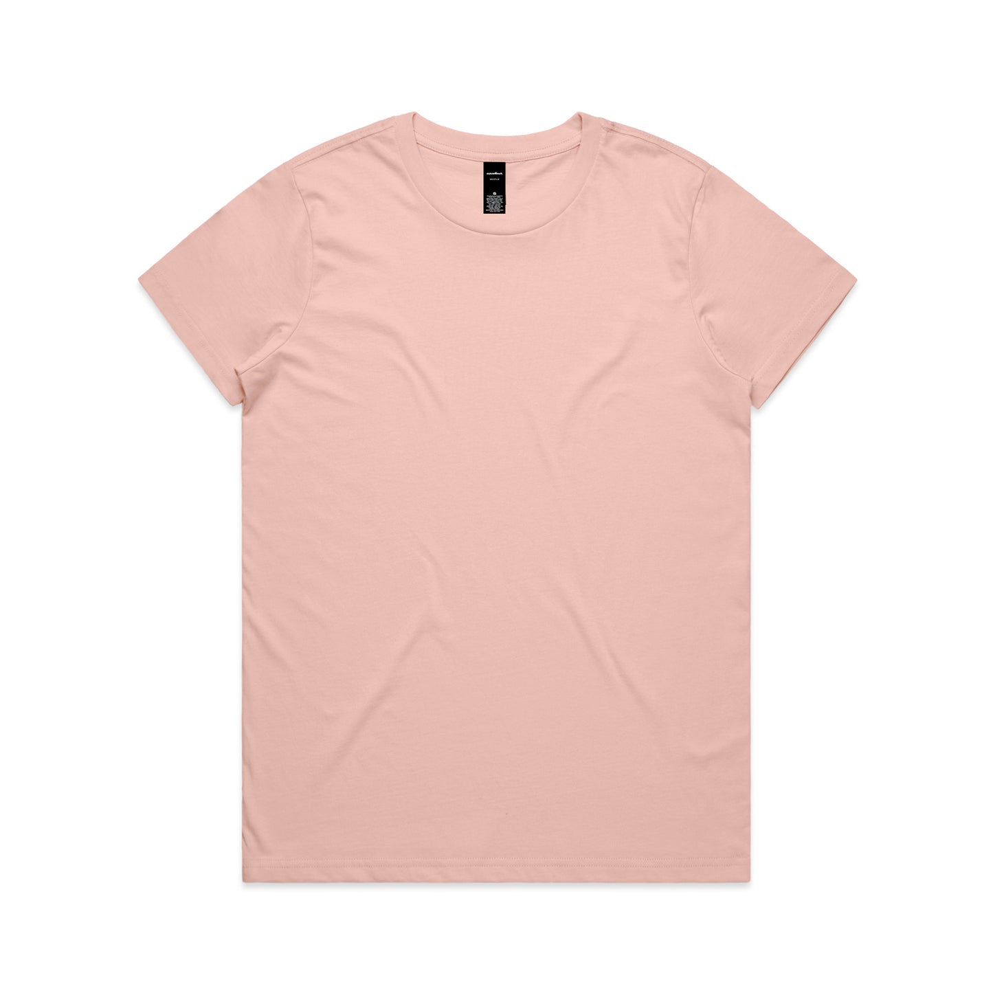 Pink t-shirt on a white background