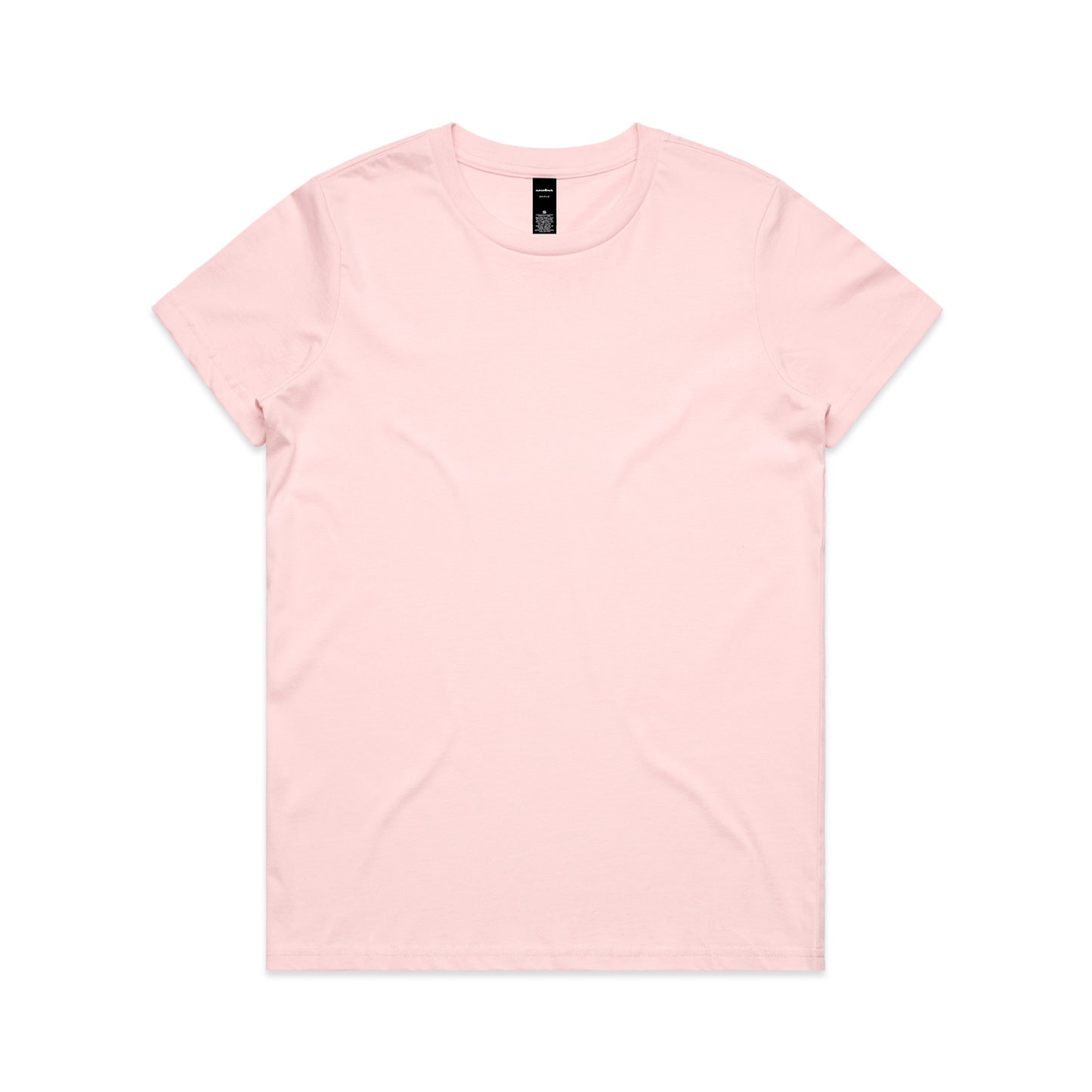 Plain pink t-shirt on a white background