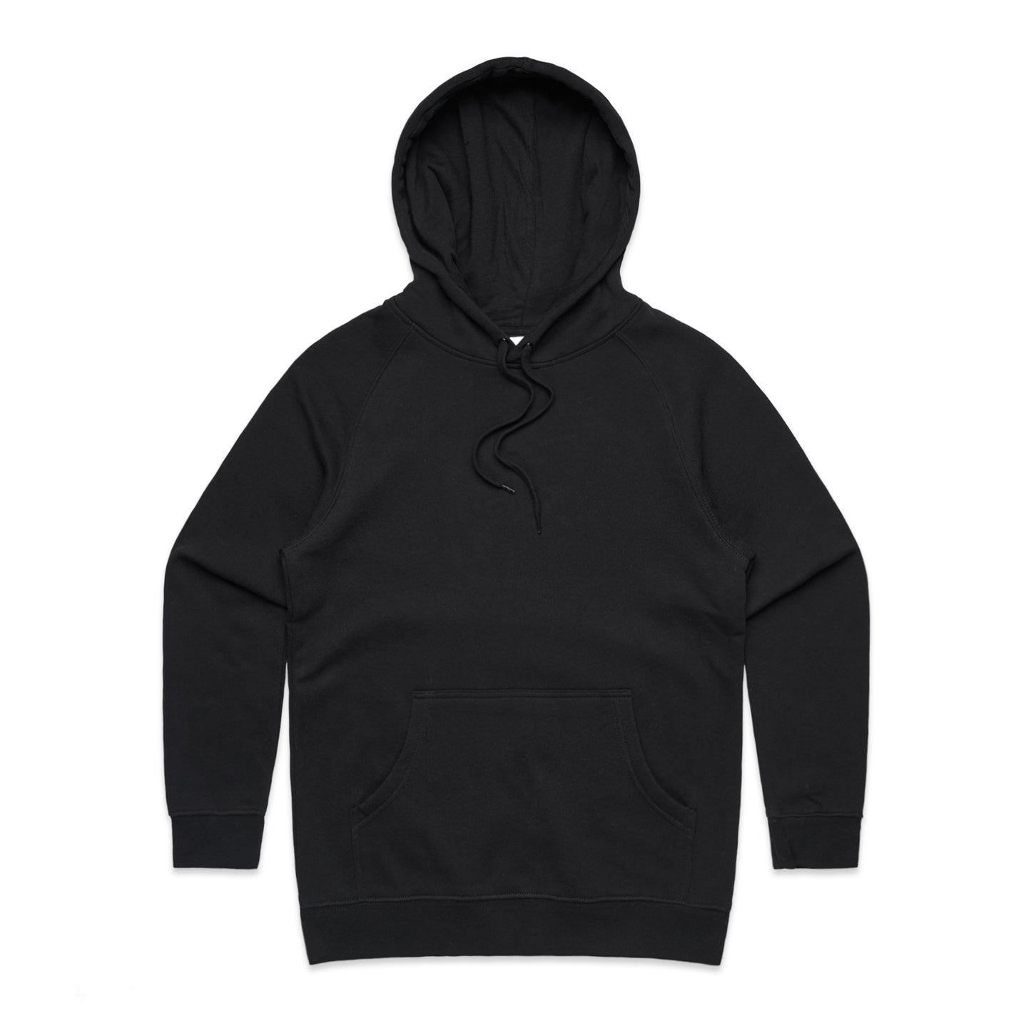 Black hoodie on a white background