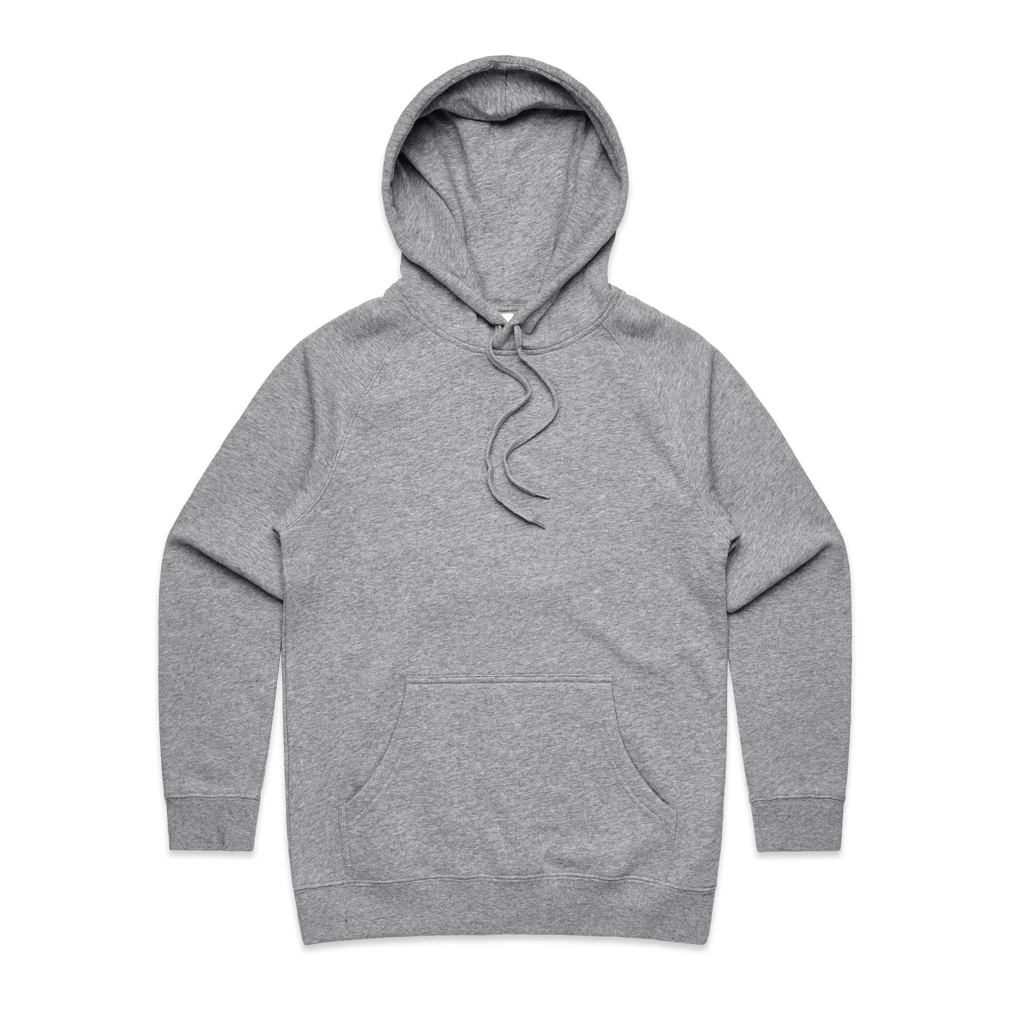 Gray hoodie on a white background