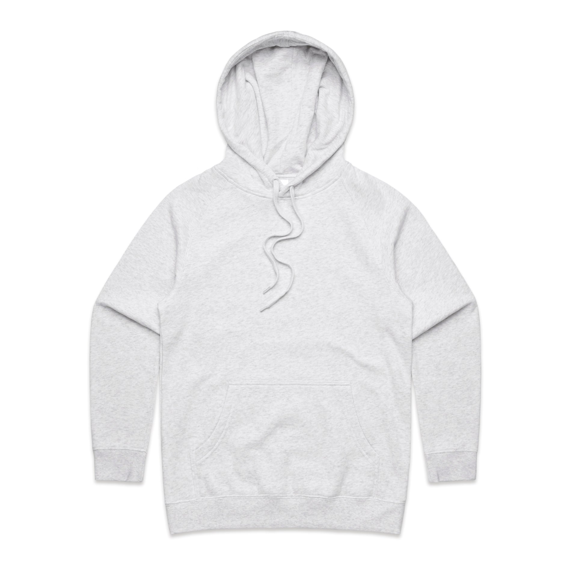 Gray hoodie on a white background