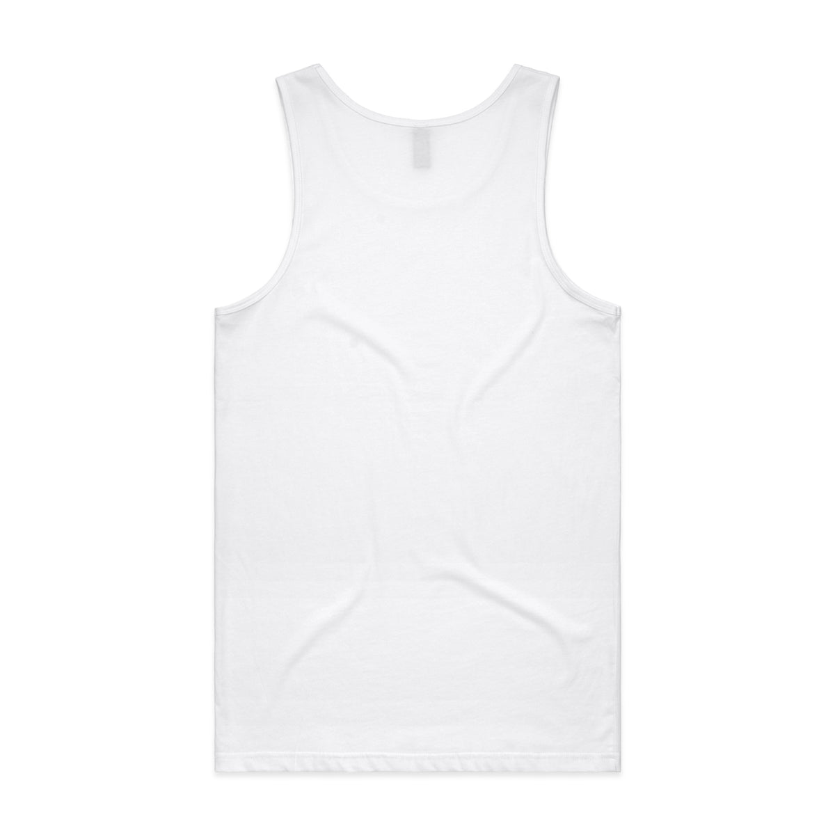 White tank top on a white background