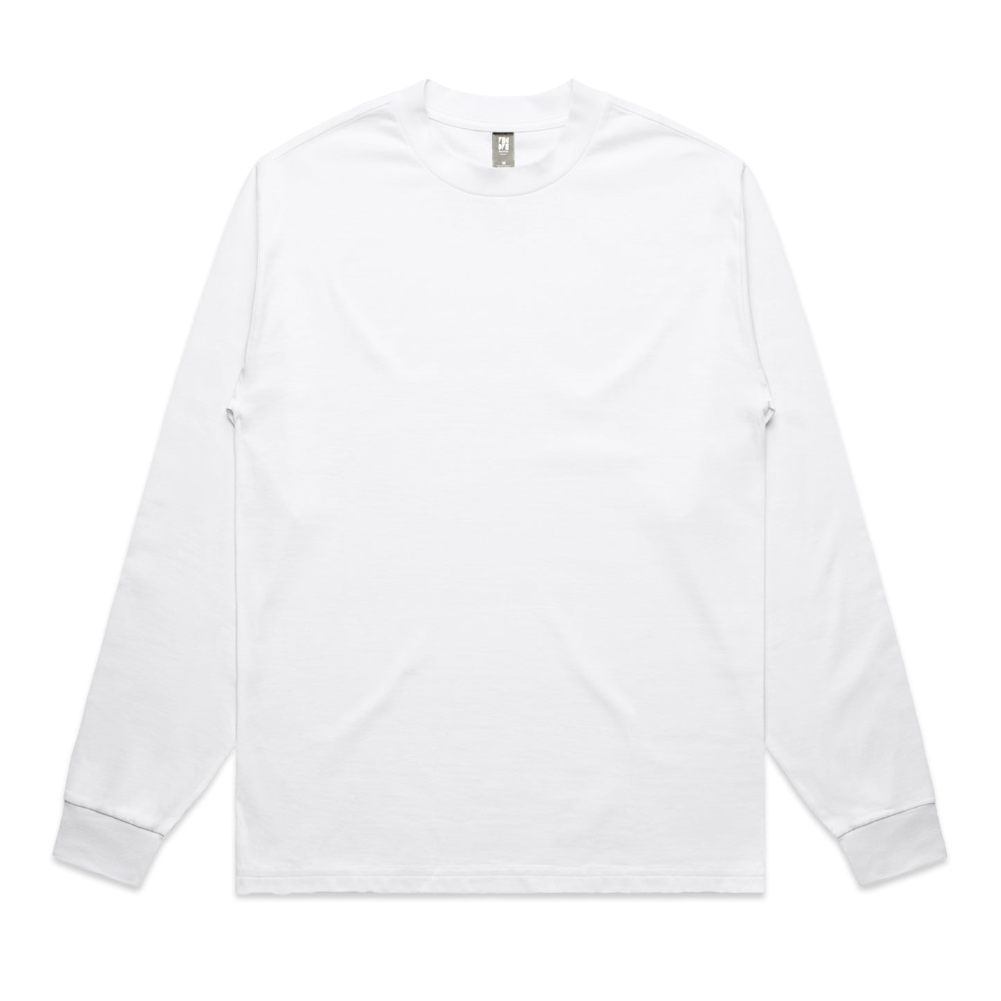 White long-sleeve shirt on a white background