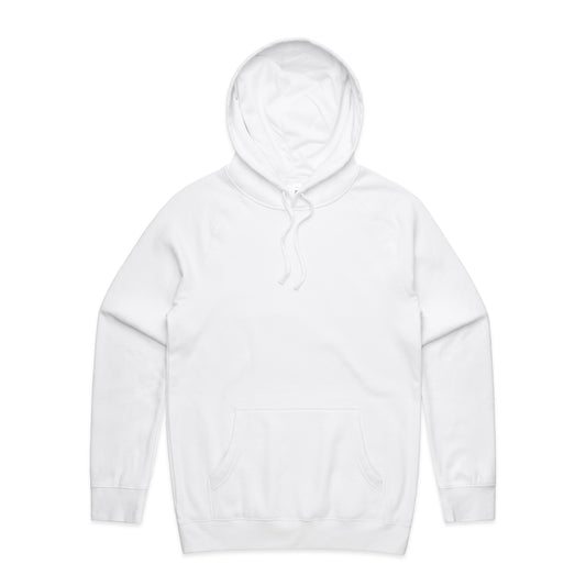 White hoodie on a white background