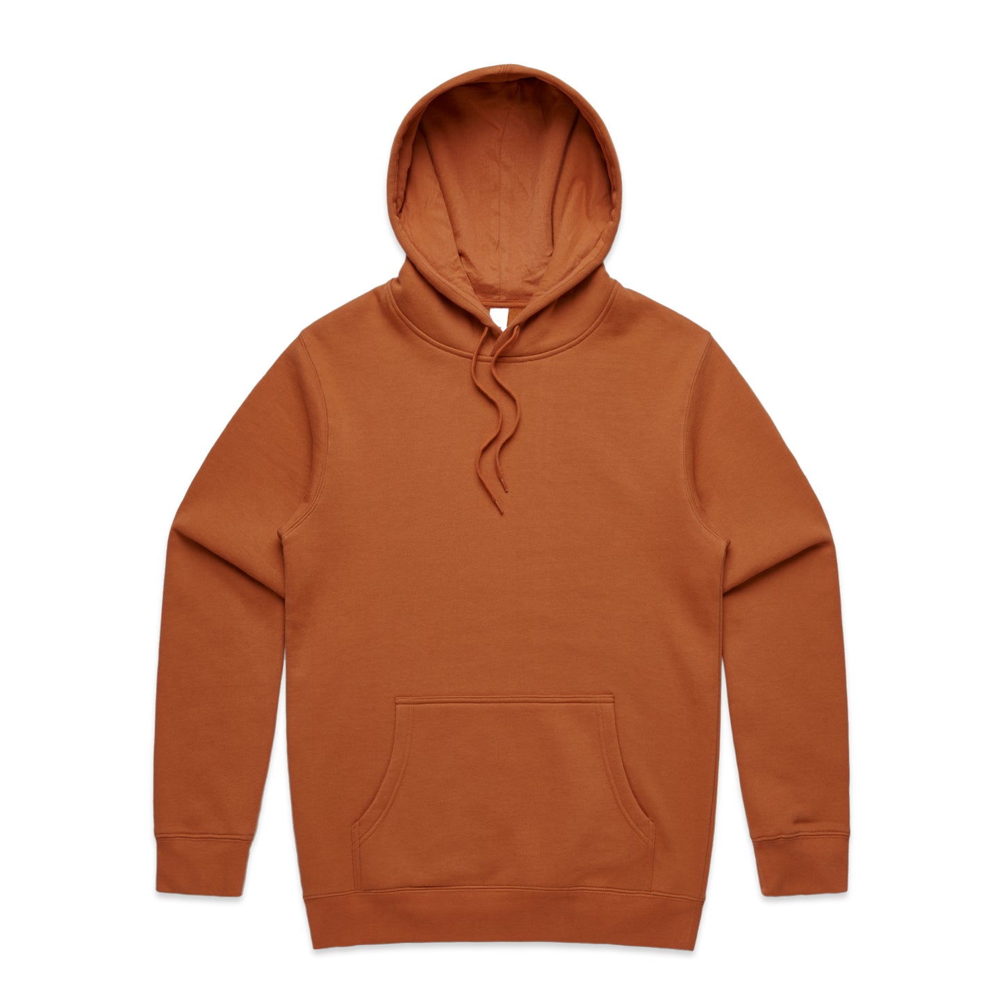 Brown hoodie on a white background
