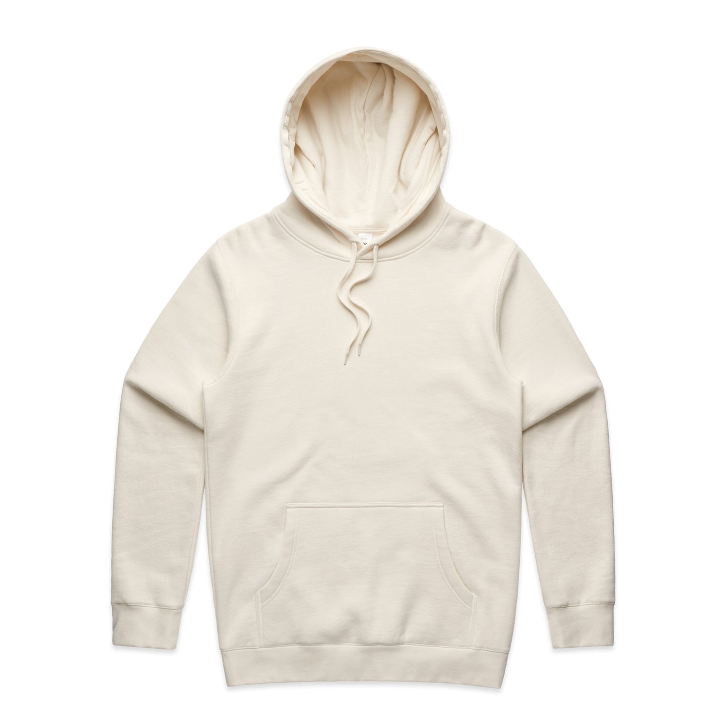 Beige hoodie on a white background