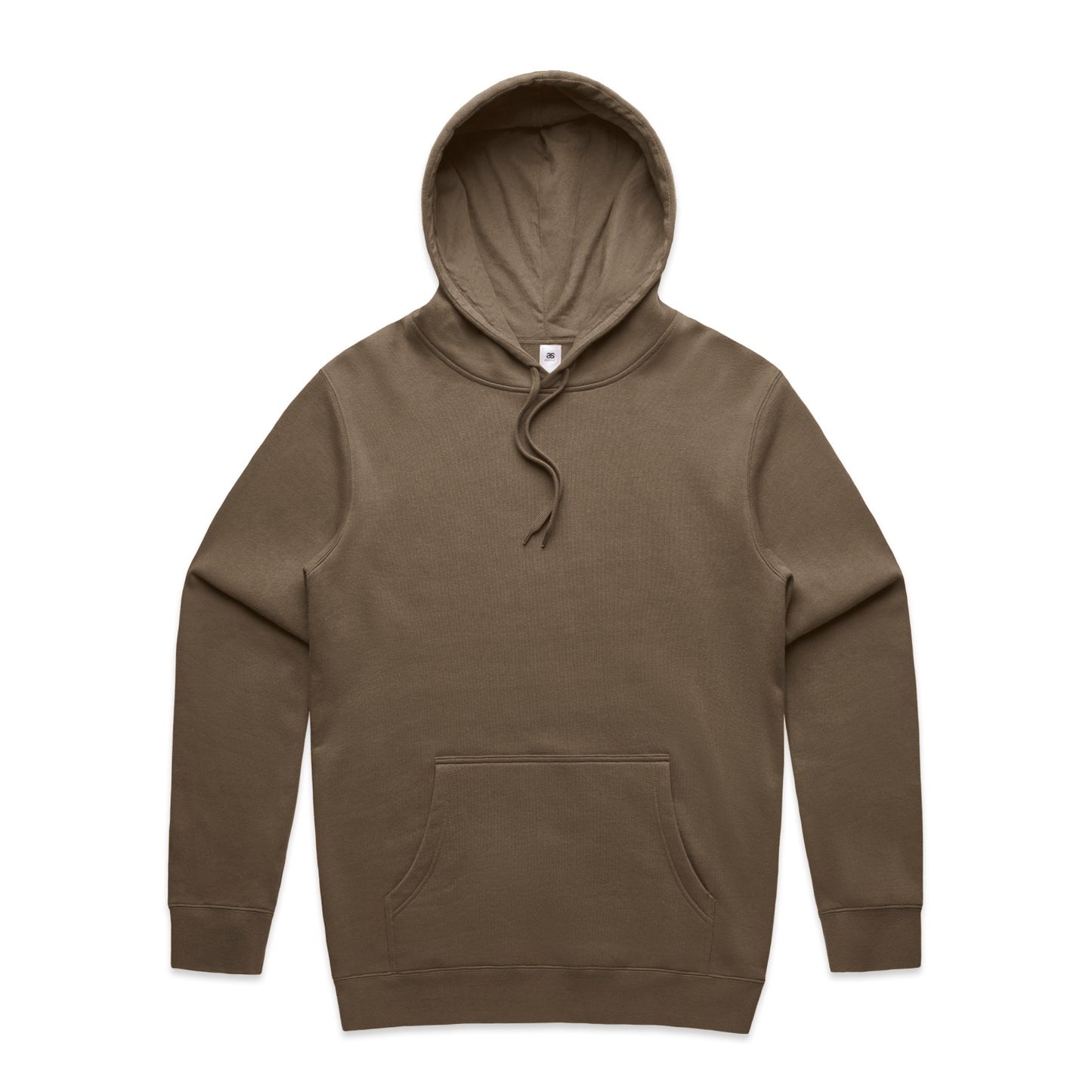 Brown hoodie on a white background