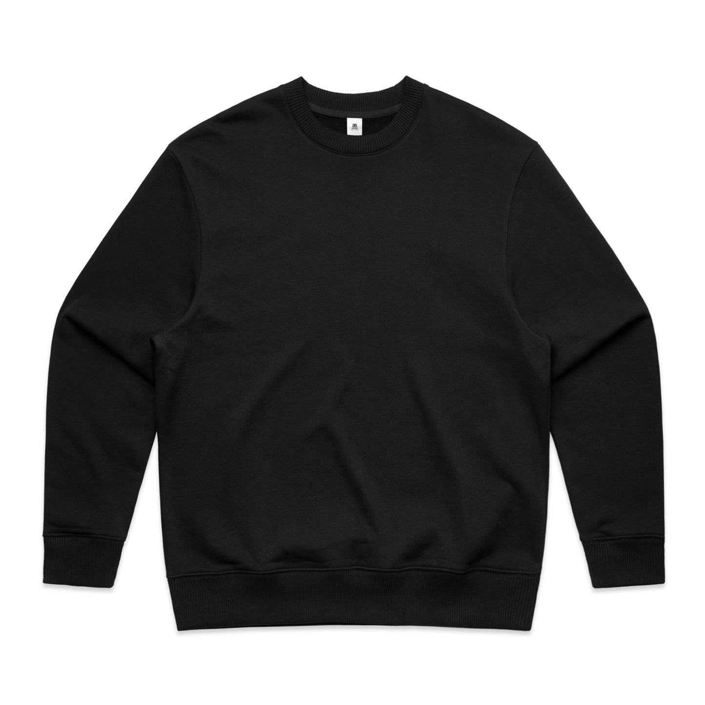 Black sweatshirt on a white background