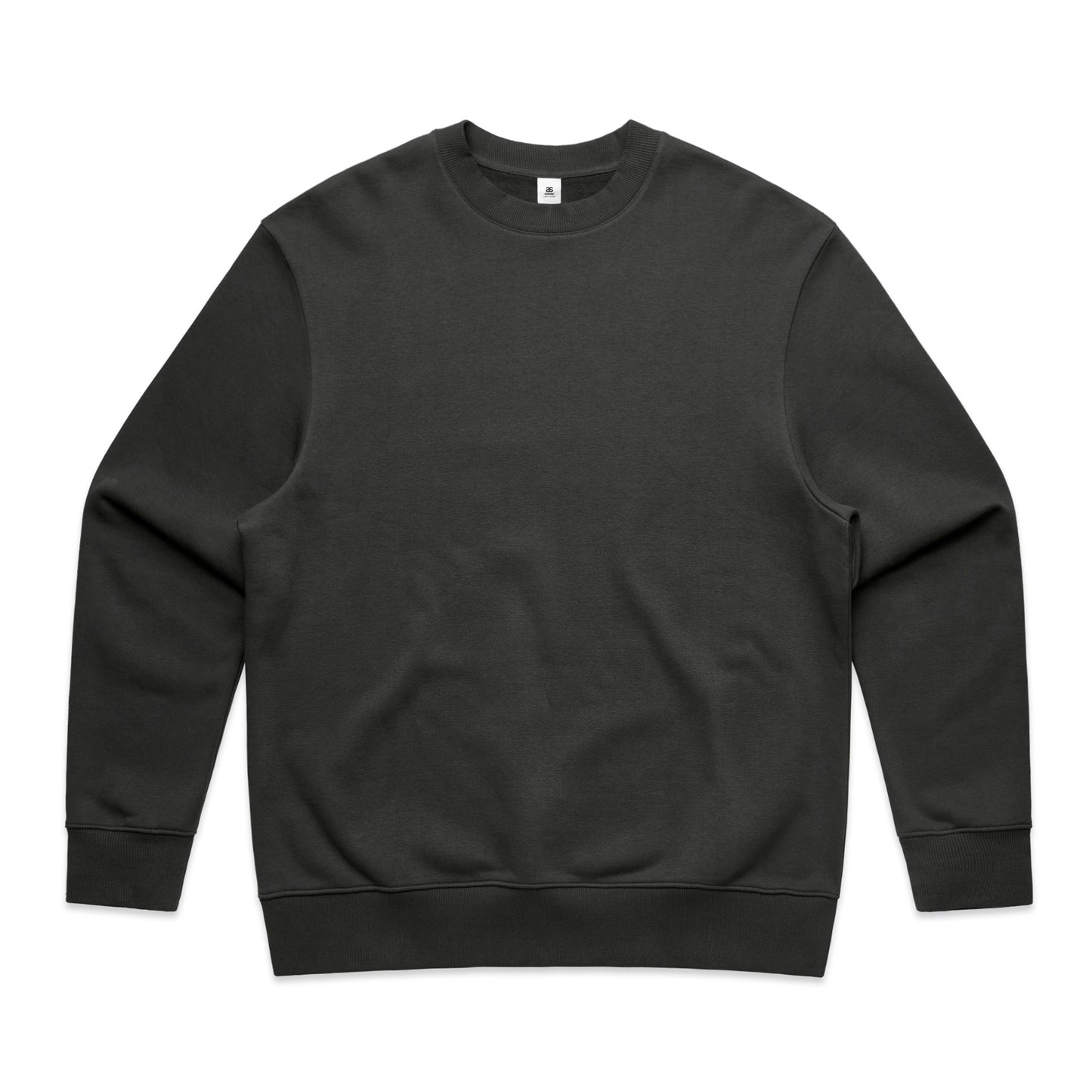 Black sweatshirt on a white background