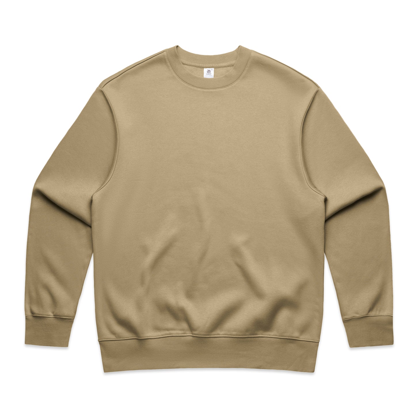 Beige sweatshirt on a white background