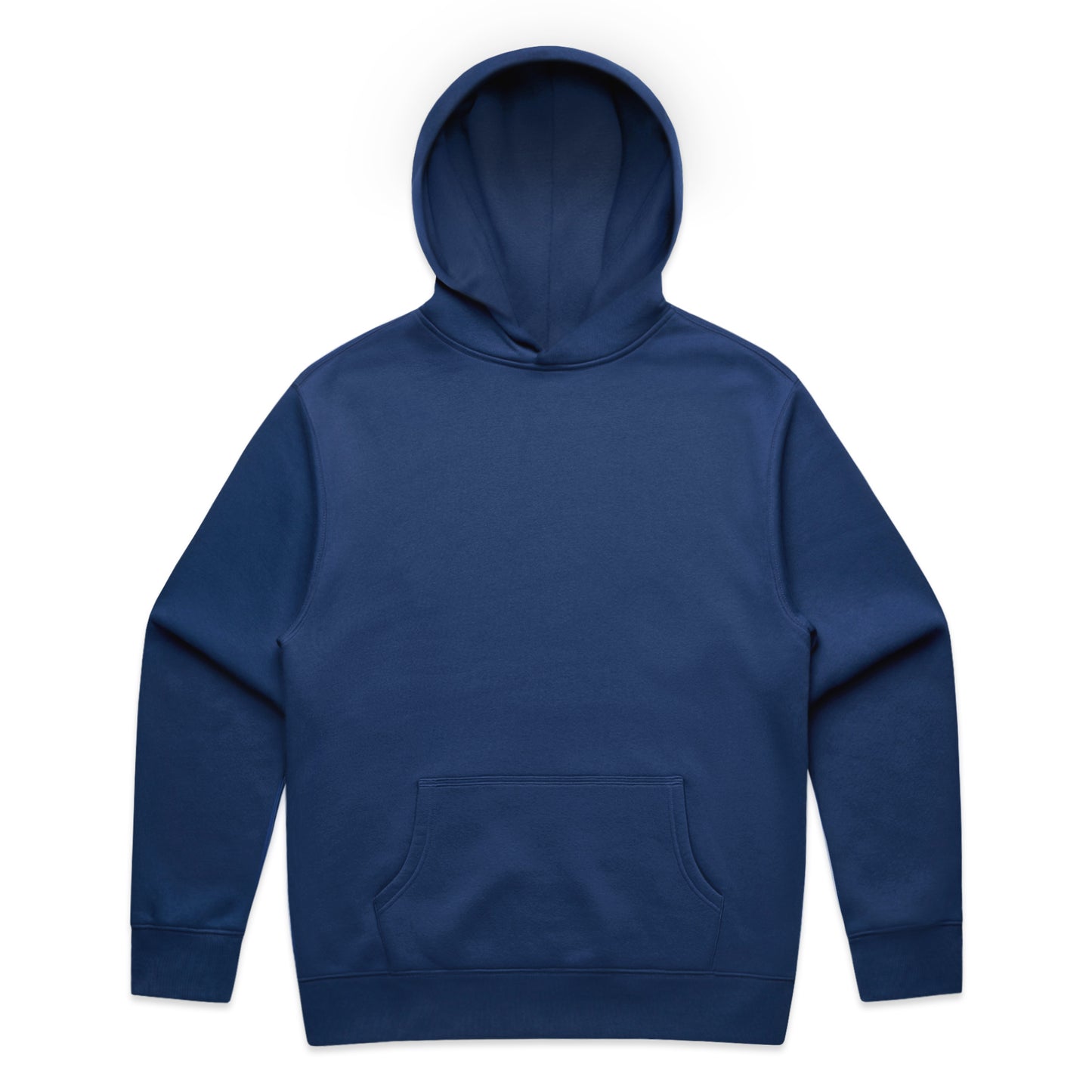 Blue hoodie on a white background