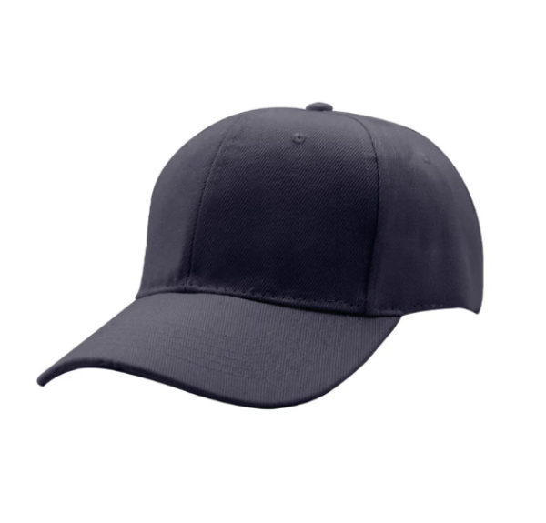 Navy baseball cap on a white background