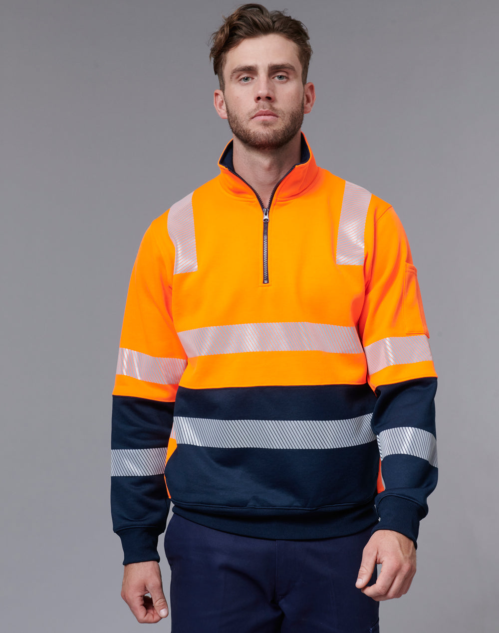 Vic Rail Hi Vis Safety Jumper- Unisex -SW32