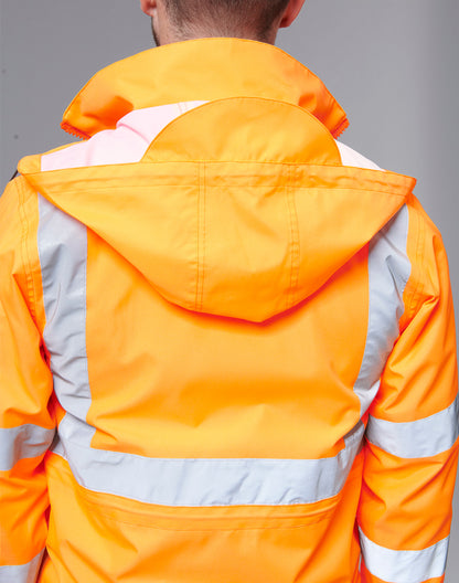 VIC Rail Hi Vis 3 in 1 Safety Jacket and Vest - Unisex -SW77