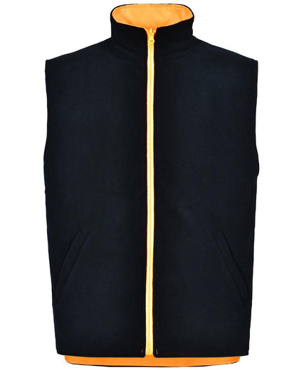 VIC Rail Hi Vis Reversible Safety Vest - Unisex -SW76