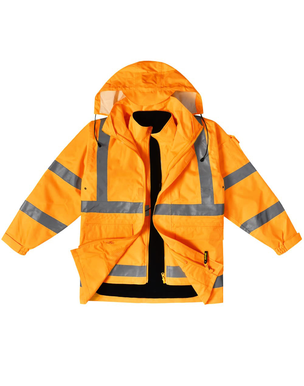 VIC Rail Hi Vis 3 in 1 Safety Jacket and Vest - Unisex -SW77