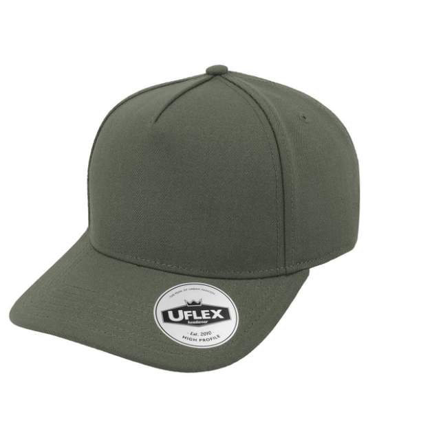 Green cap with Uflex logo on a white background