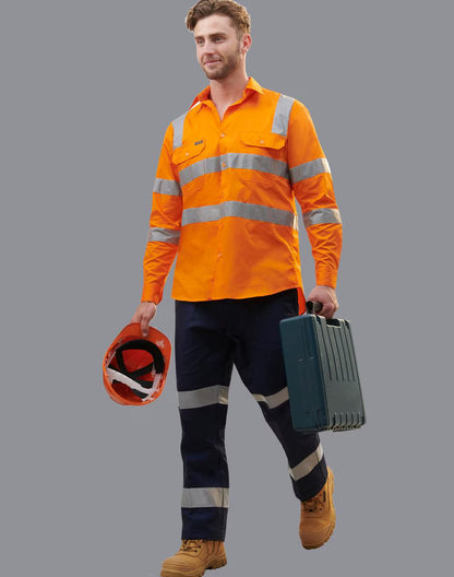 Pre-shrunk drill pants with biomotion 3m tapes regular size - Wp07hv